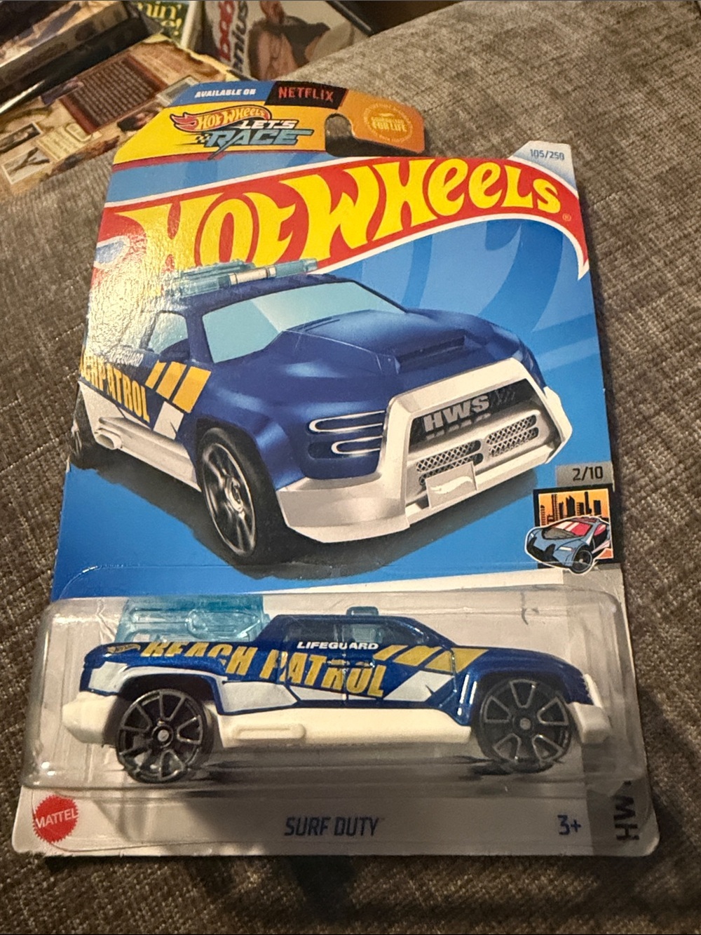 Hot Wheels Surf Duty Beach‎ Patrol Lifeguard 105/250